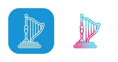 Harp Vector Icon