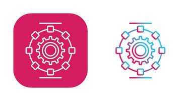 Automated Process Vector Icon
