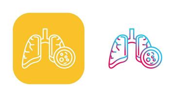 Lung Cancer Vector Icon