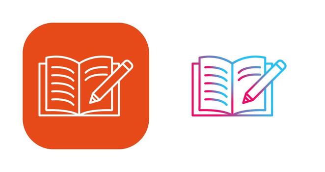 escribir icono vectorial vector