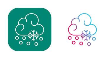 Snow Fall Vector Icon