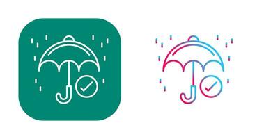 Keep Dry Vector Icon