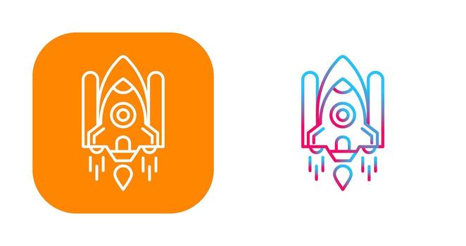 Space Shuttle Vector Icon
