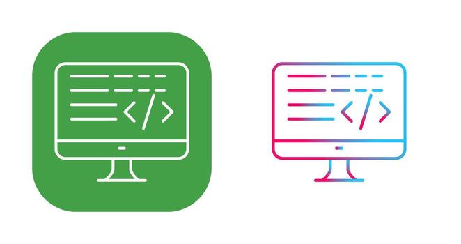 Coding Vector Icon