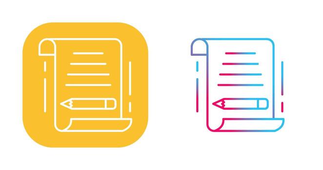 escribir icono vectorial vector