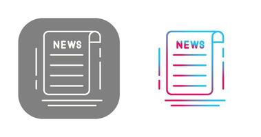 News Vector Icon