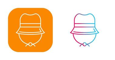 Camping Hat Vector Icon