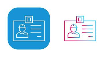 Identity Card Vector Icon