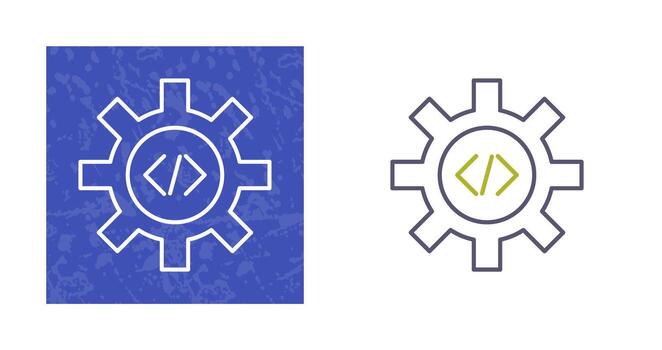 icono de vector de optimización de código único