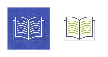 Unique Textbook Vector Icon