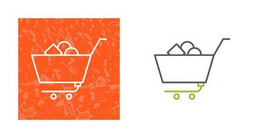 Unique Shopping Cart II Vector Icon