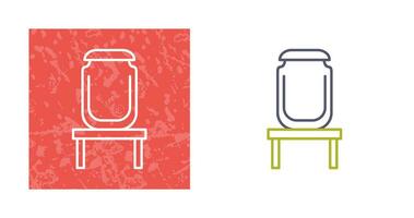 Jar on Display Vector Icon