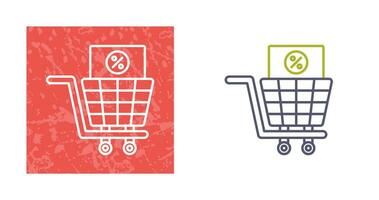 icono de vector de impuesto de compras