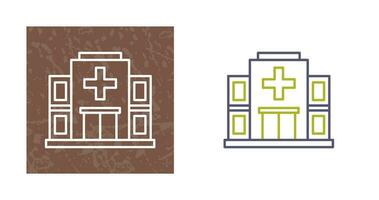 icono de vector de hospital