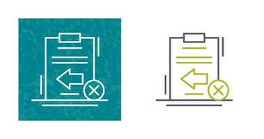 Return Failed Vector Icon