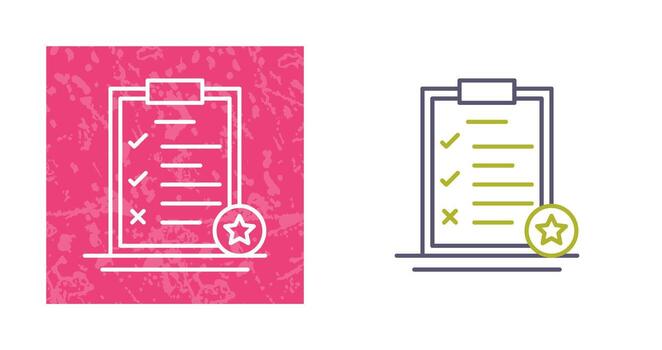 icono de vector de lista de tareas