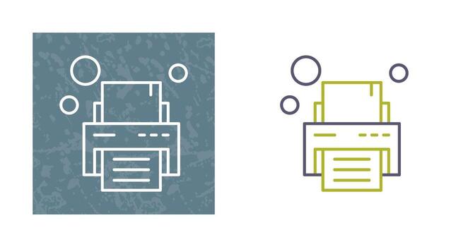 icono de vector de impresora