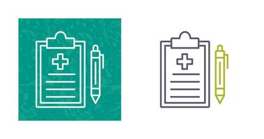 Medical Record Vector Icon