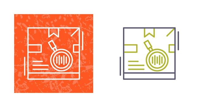 Tracking Code Vector Icon