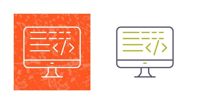Coding Vector Icon