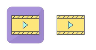 Unique Video and Animation Vector Icon