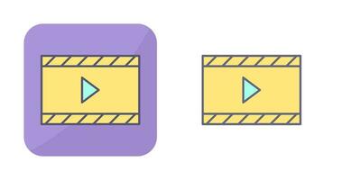 Unique Video and Animation Vector Icon