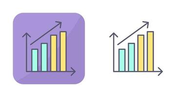 Rising Statistics Vector Icon