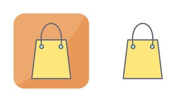 Unique Shopping Bag Vector Icon