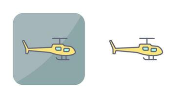 icono de vector de helicóptero