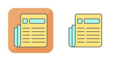 News Paper Vector Icon