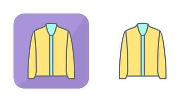 icono de vector de chaqueta