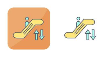 icono de vector de escalera mecánica