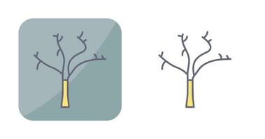 Tree with no Leaves Vector Icon