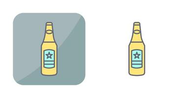 icono de vector de botella de cerveza