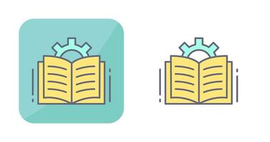 Open Book Vector Icon