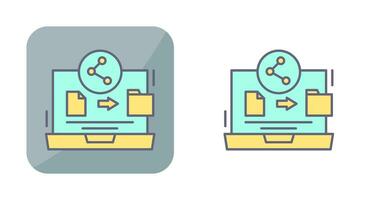 File Share Vector Icon