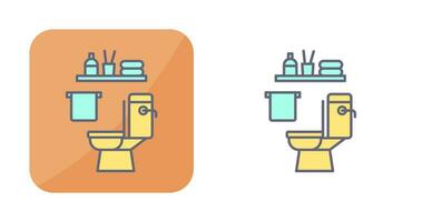 icono de vector de baño