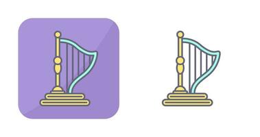 Harp Vector Icon