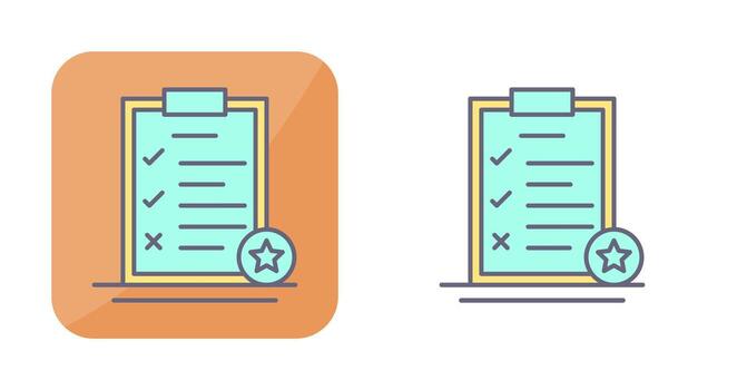 Task List Vector Icon