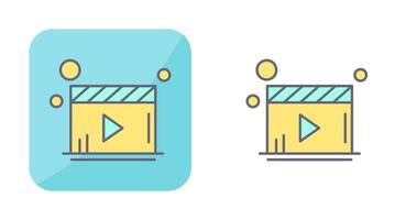 Video Player Vector Icon