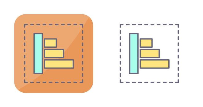 Object Alignment Vector Icon