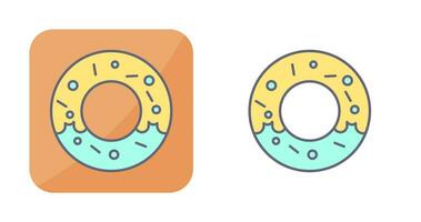 icono de vector de donut