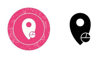 Location Statistics Vector Icon