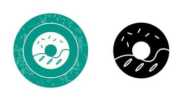 Cream Doughnut Vector Icon