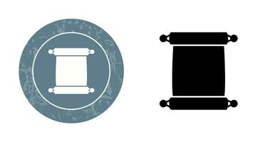 Scroll of Paper Vector Icon