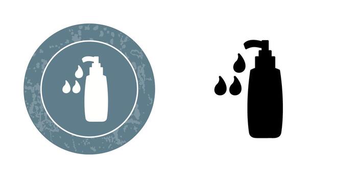 gota, vector, icono vector