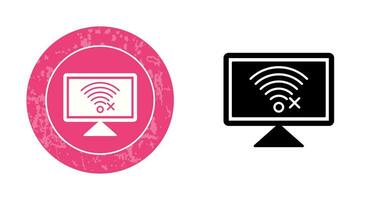 Disconnected Network Vector Icon