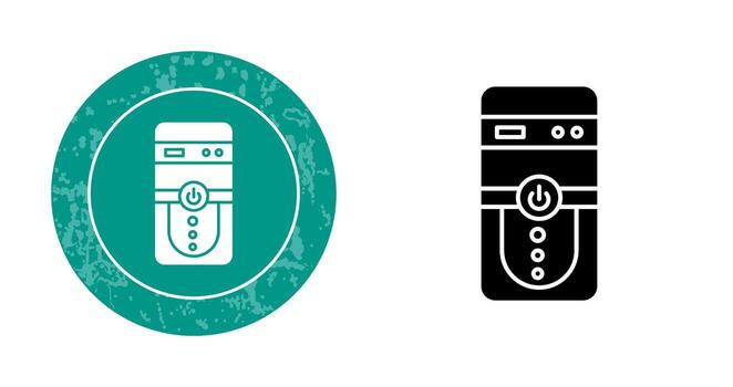 icono de vector de cpu