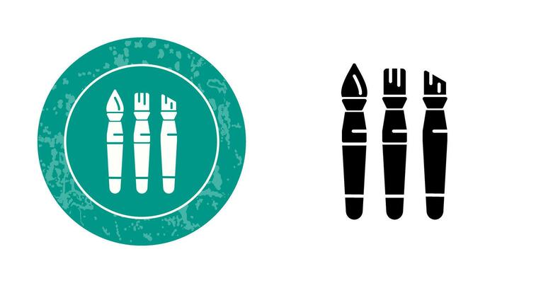 Brushes Vector Icon