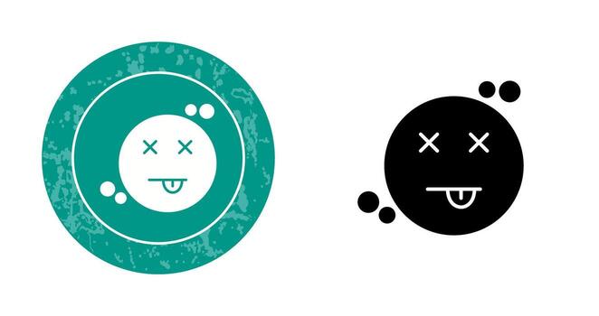 icono de vector muerto